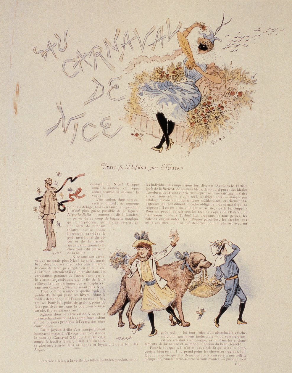 Carnaval de Nice, 1894 - Maurice Charles Mathieu Bonvoisin