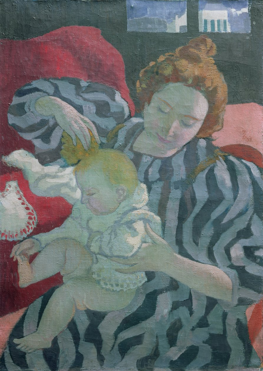 Une mère lavant son enfant, 1895 - Maurice Denis