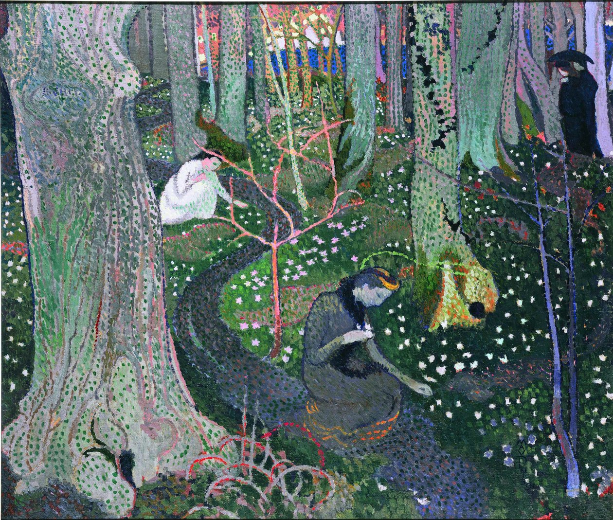 Avril Les anémones - Maurice Denis
