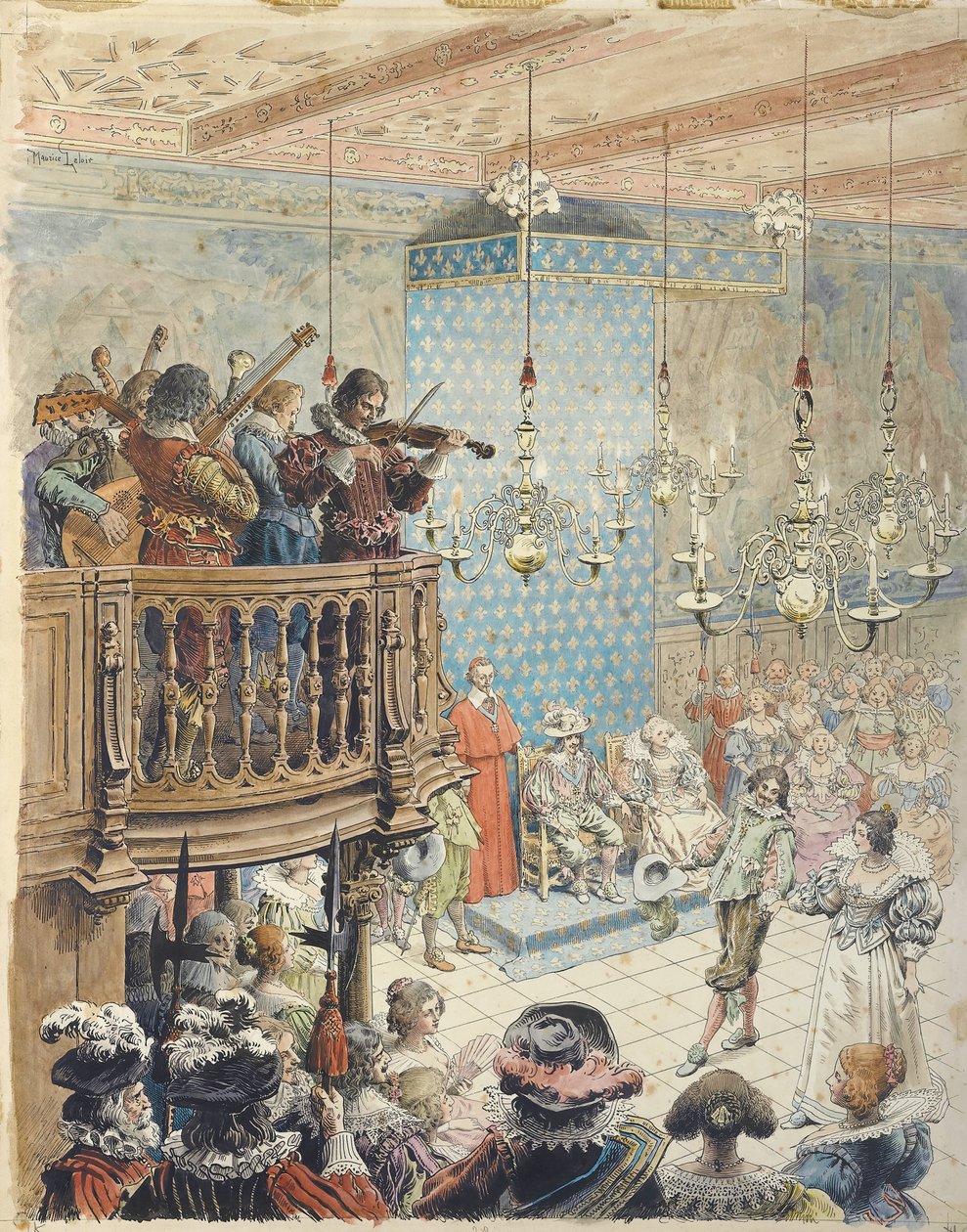 Richelieu à un bal, c. 1900 - Maurice Leloir