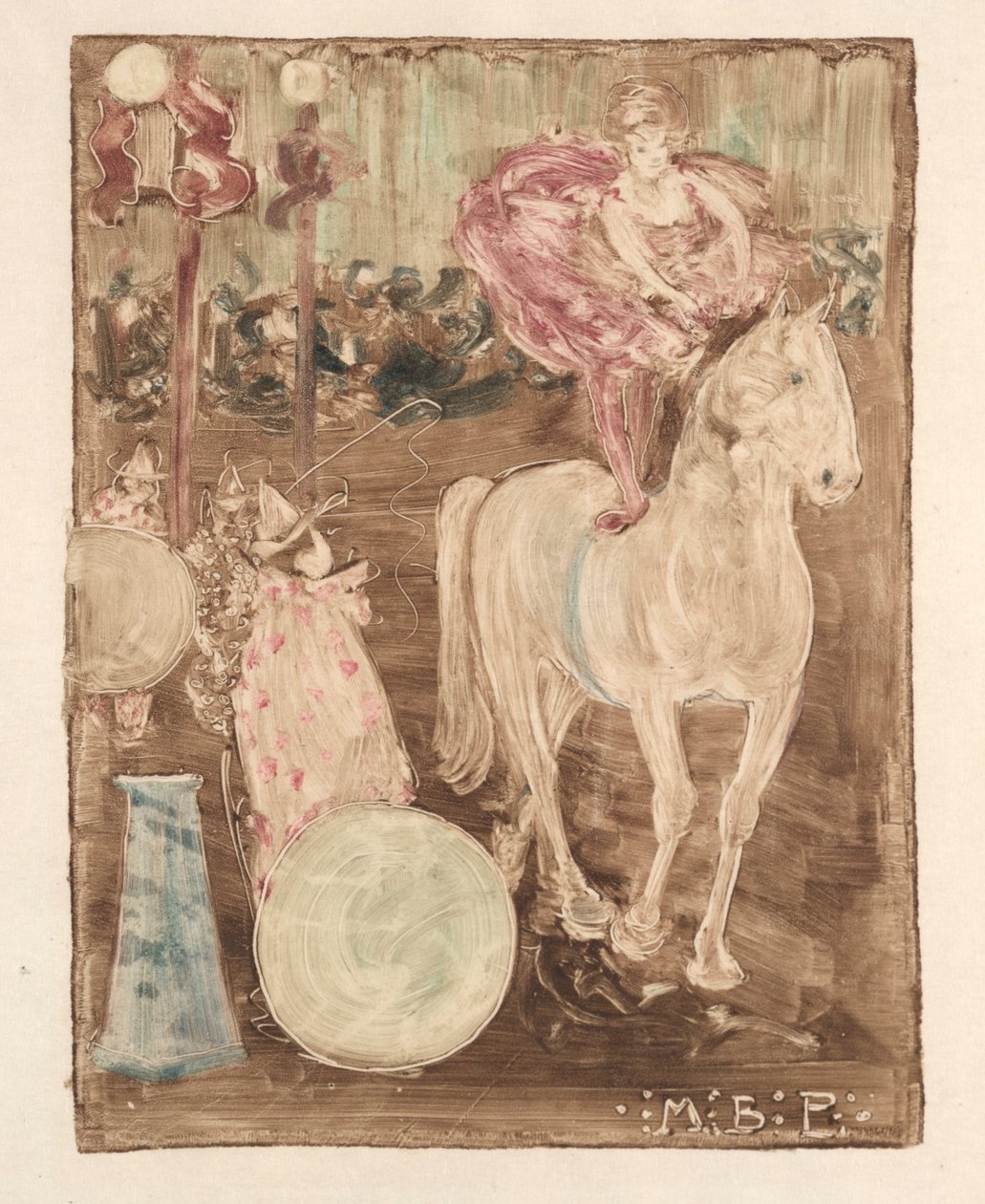 Cavalier à cru - Maurice Prendergast