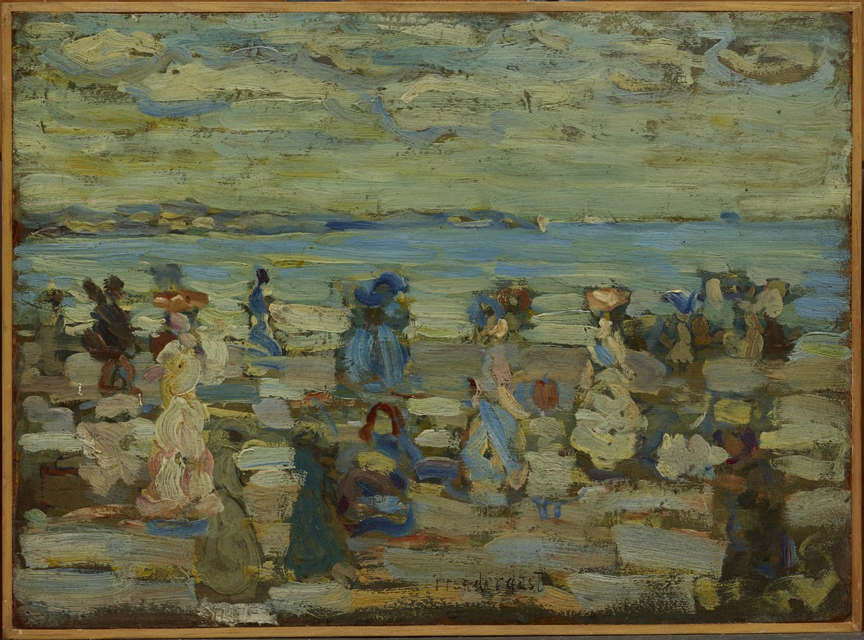 Scène de plage - Maurice Brazil Prendergast