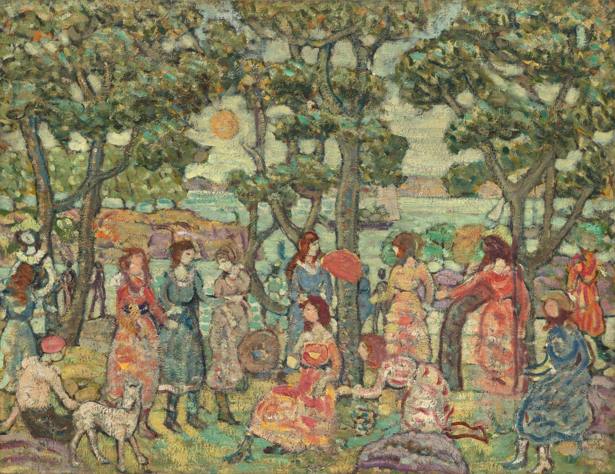 Paysage avec Figures - Maurice Brazil Prendergast