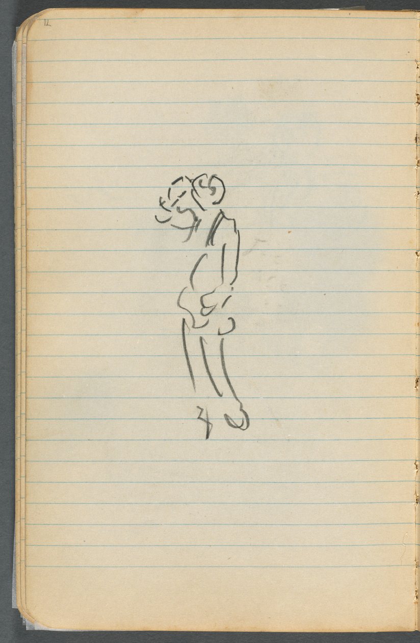 Sketchbook, page 071 : Figure - Maurice Prendergast