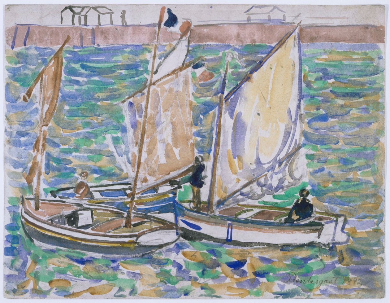 Saint-Malo - Maurice Brazil Prendergast