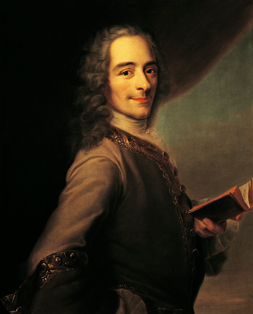 Portrait de Voltaire - Maurice Quentin de La Tour