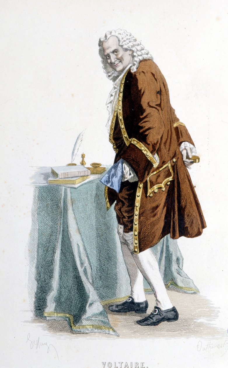 Voltaire par M. Sand. 19ème siècle - Maurice Sand