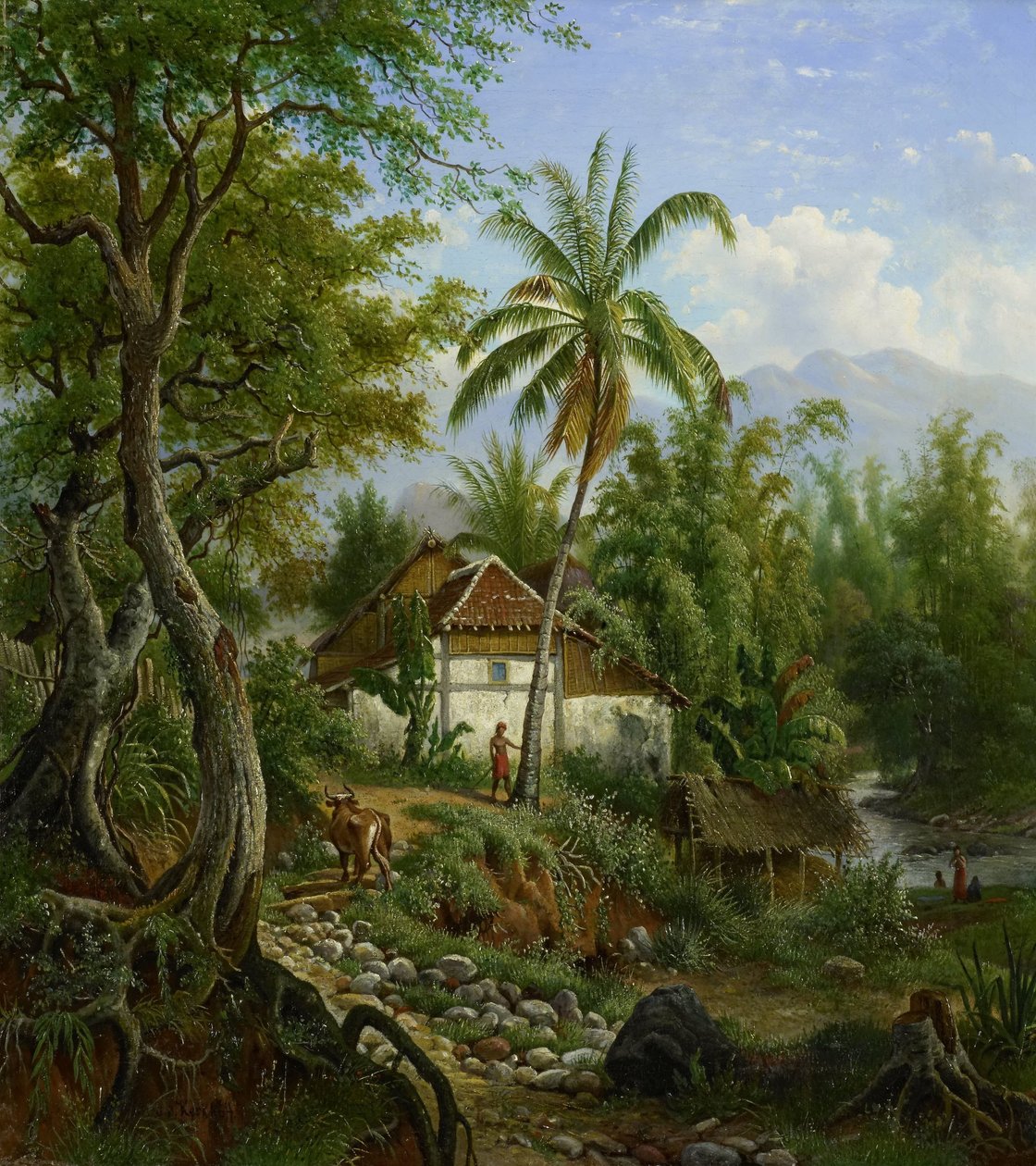 Paysage indien - Maurits E.H.R. van den Kerkhoff