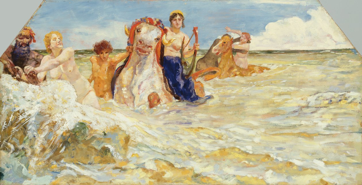 Dieux de la mer dans les vagues, 1884-85 - Max Klinger