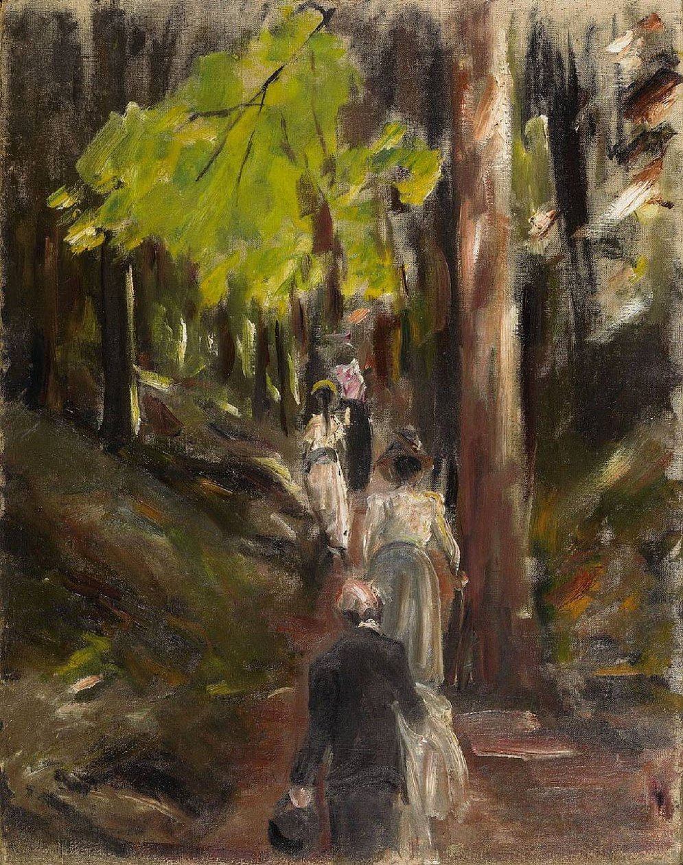 Promenade en forêt dans le Harz - Max Liebermann