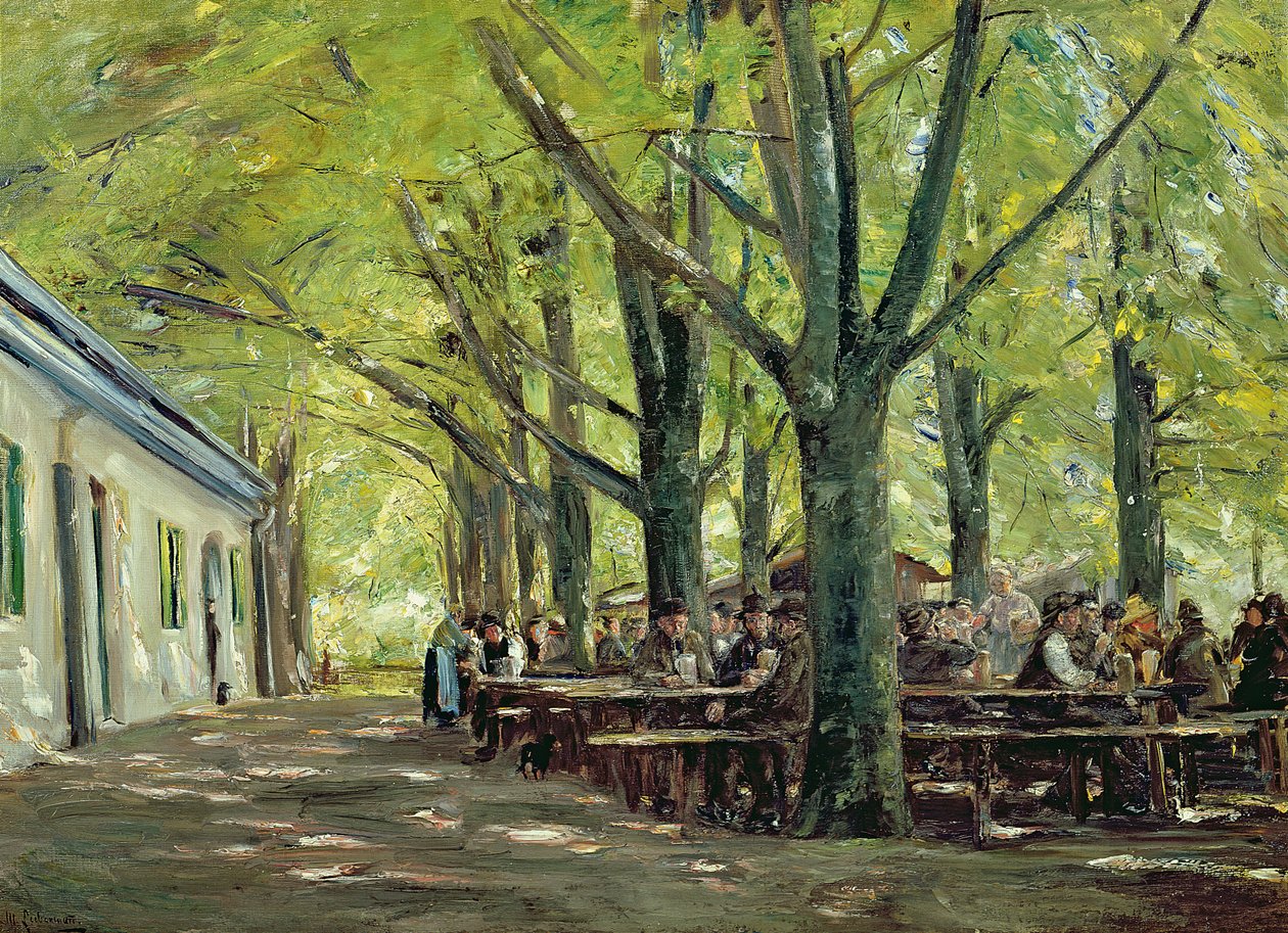 Une brasserie de campagne, Brannenburg, Bavière, 1894 - Max Liebermann