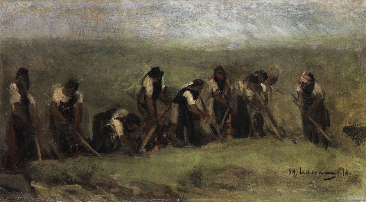 Travailleurs dans le champ de betteraves - Max Liebermann