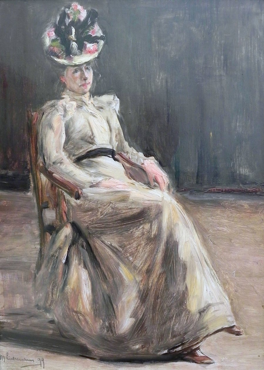 Portrait de dame - Max Liebermann