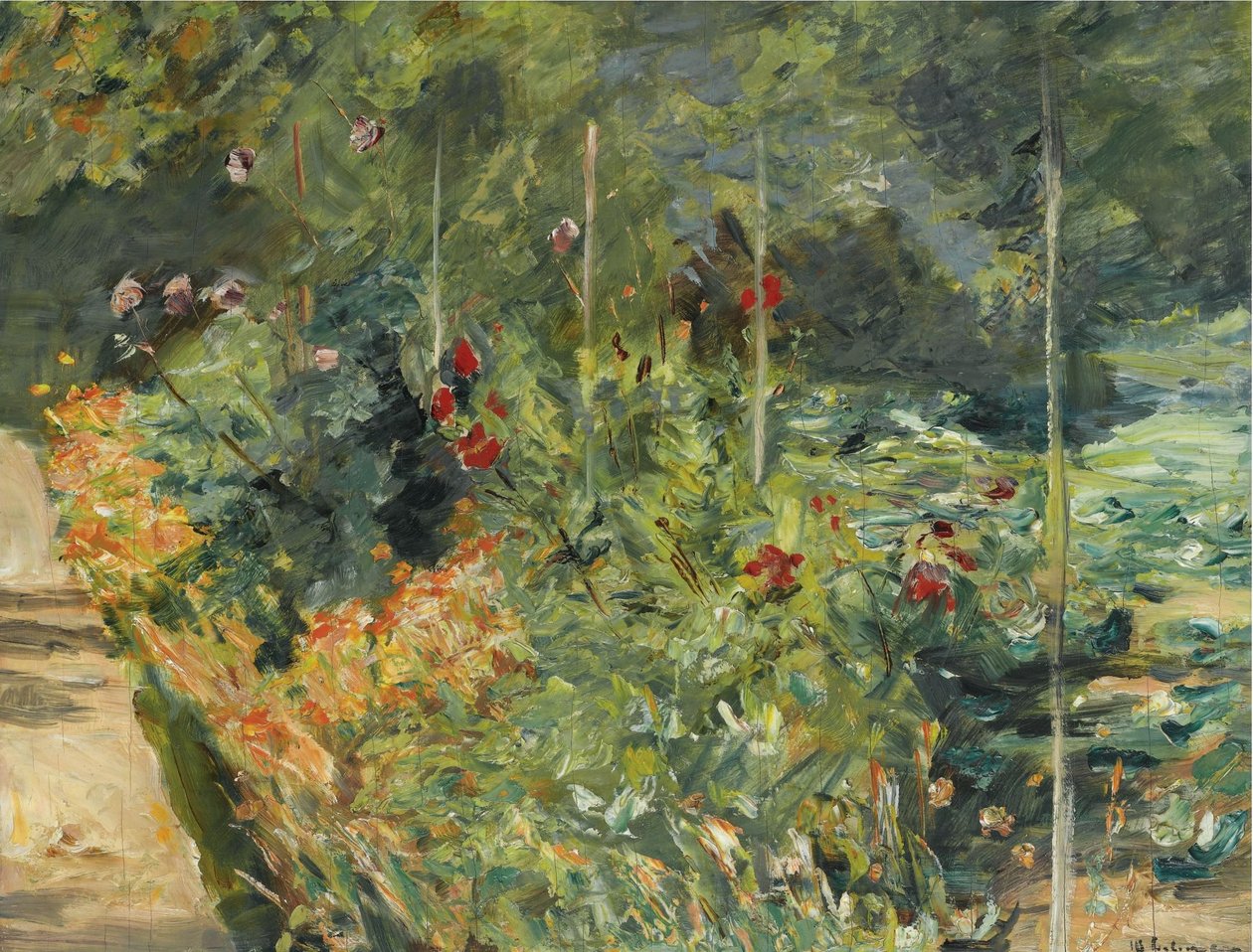 Le jardin utilitaire à Wannsee vers l