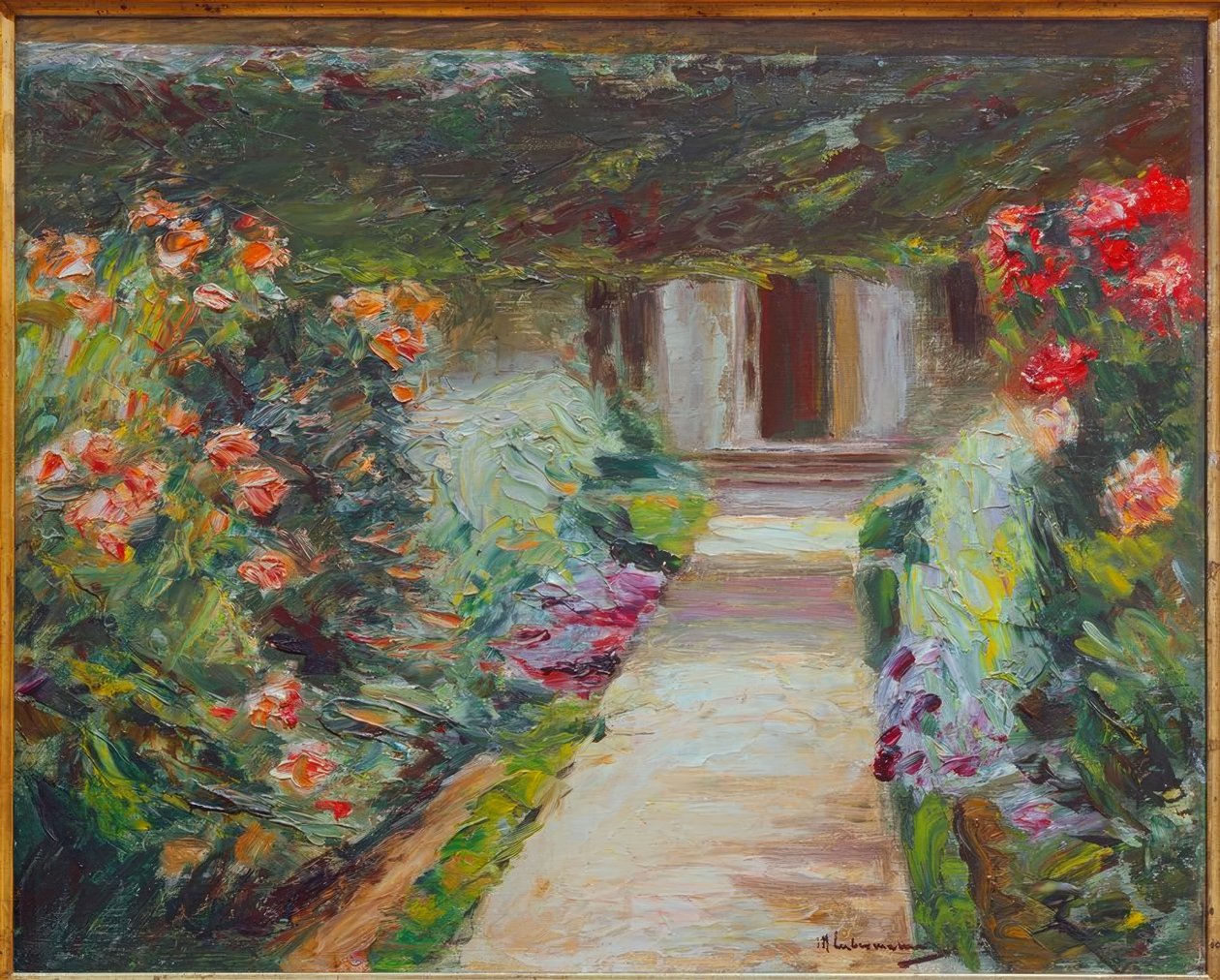 Le jardin potager vers le nord-est – Plantes vivaces - Max Liebermann