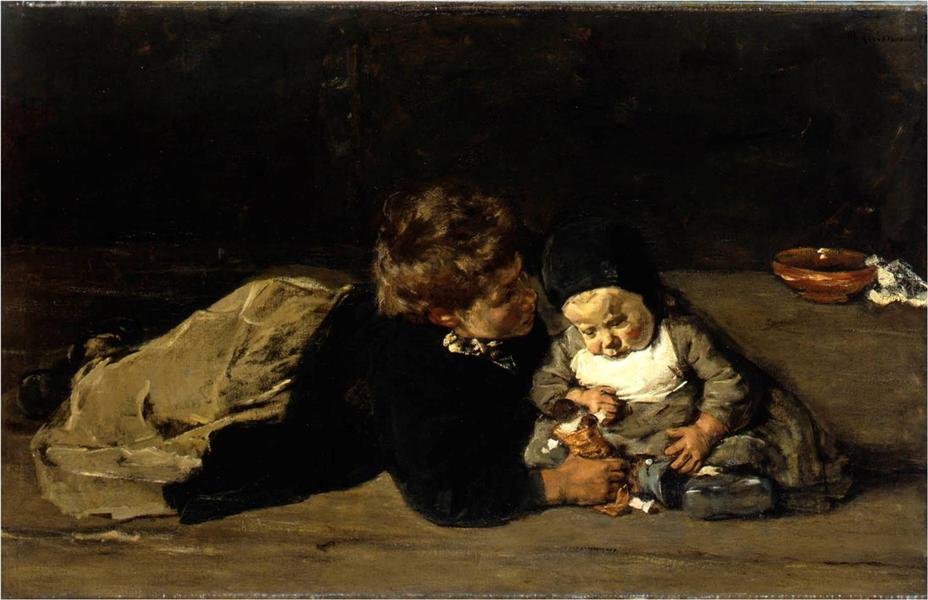 Frères et sœurs - Max Liebermann