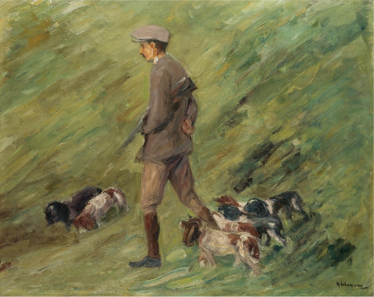 Chasseur dans les dunes - Max Liebermann