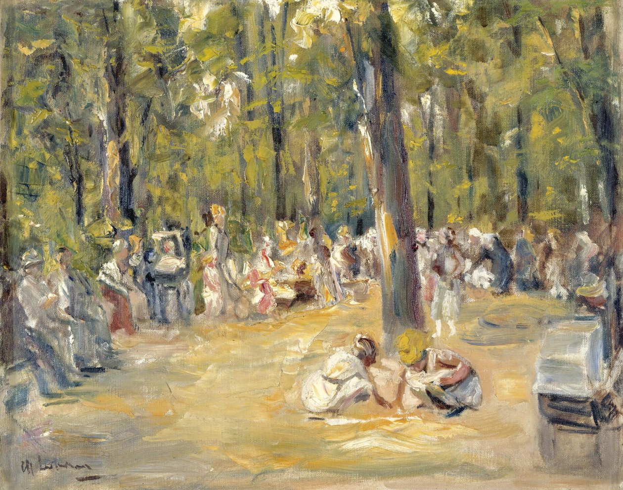 Aire de jeux pour enfants dans le Tiergarten de Berlin - Max Liebermann