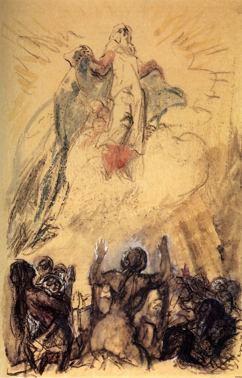 Mater gloriosa avec le chœur des paysans - Max Slevogt