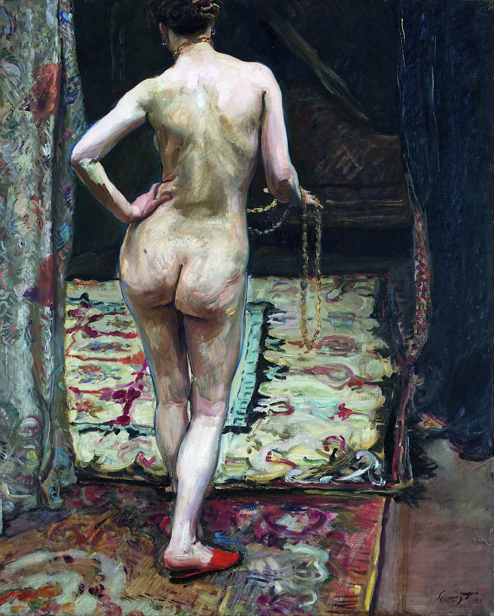 Nu féminin de dos - Max Slevogt