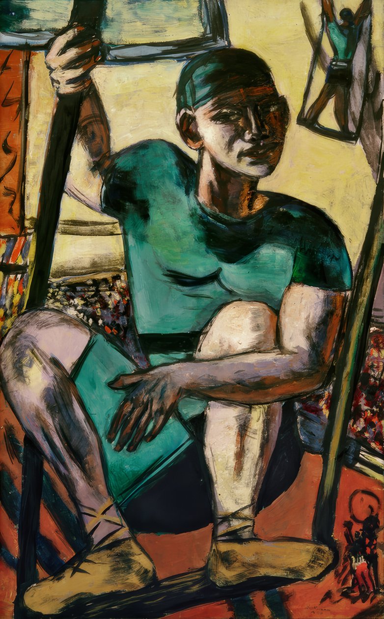 Acrobate sur la balançoire - Max Beckmann