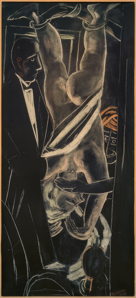 Rencontre dans la nuit - Max Beckmann