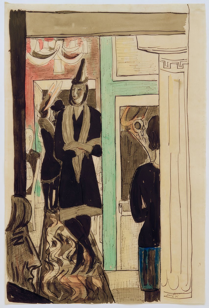 Café (Téléphone) - Max Beckmann