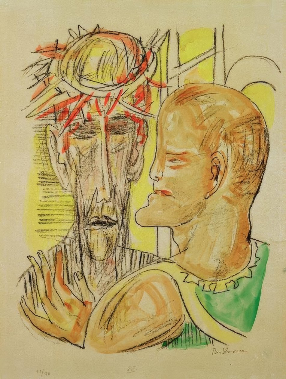 Christ et Pilate - Max Beckmann