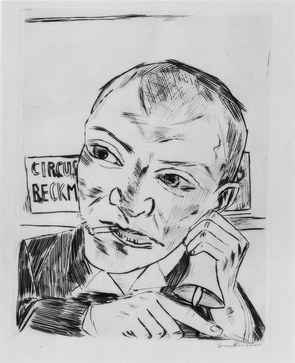 Le crieur - Max Beckmann