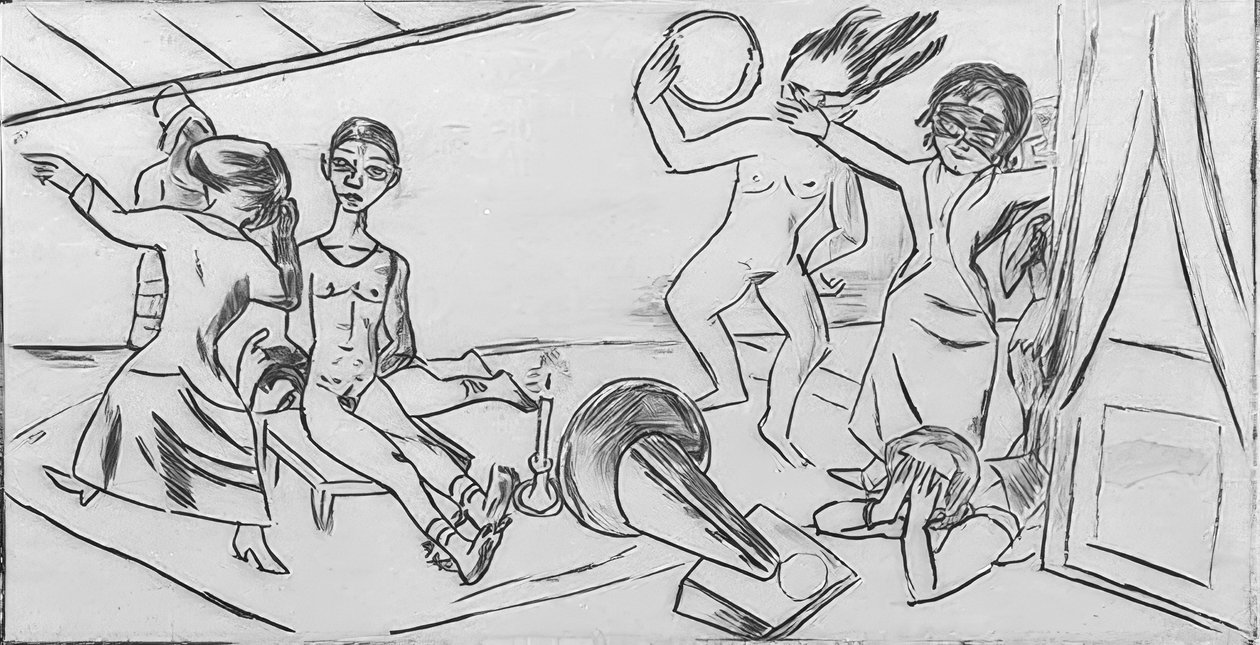 Le rêve II - Max Beckmann