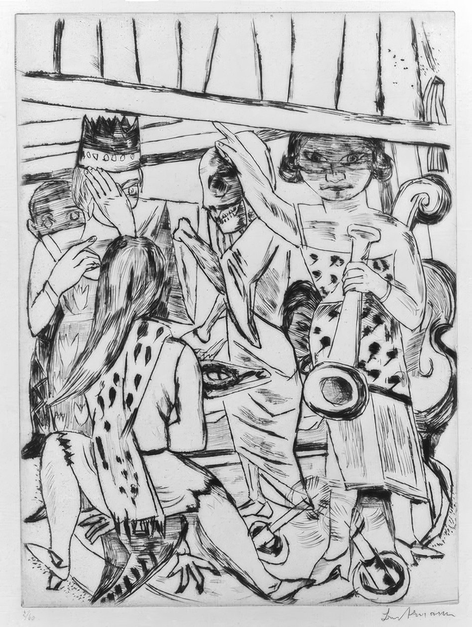 Le rideau se lève - Max Beckmann