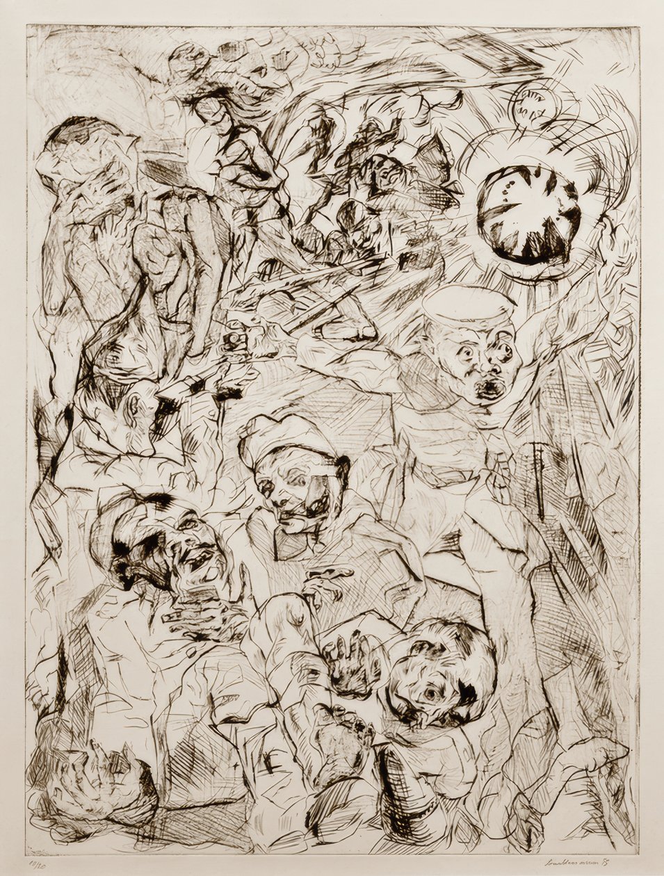 La grenade - Max Beckmann