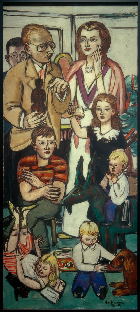 Portrait de groupe Hope - Max Beckmann