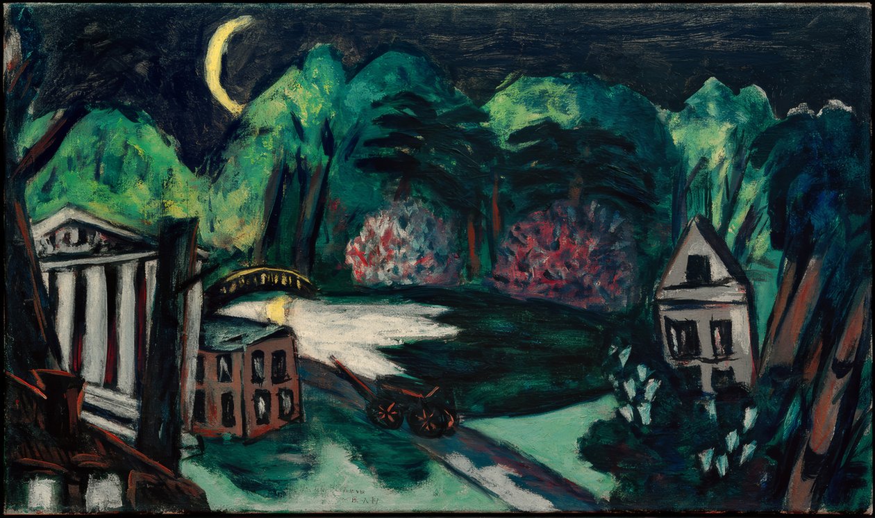Parc nocturne. Baden-Baden - Max Beckmann