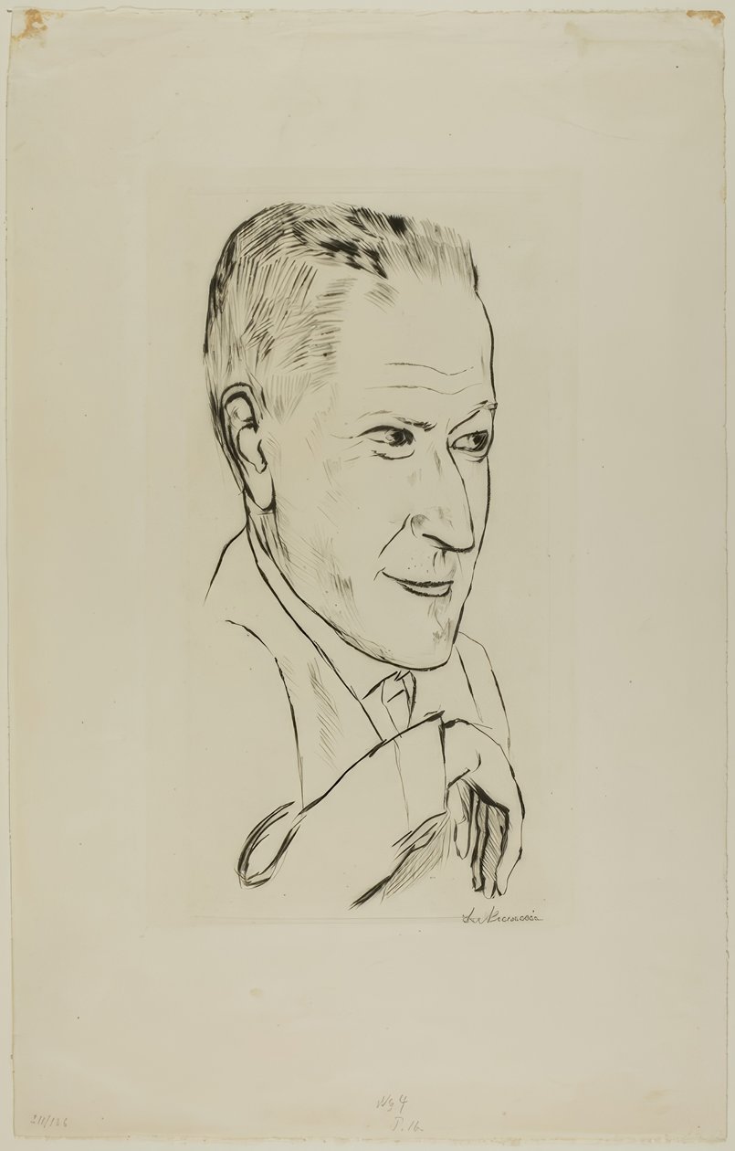 Portrait de Reinhard Pieper - Max Beckmann