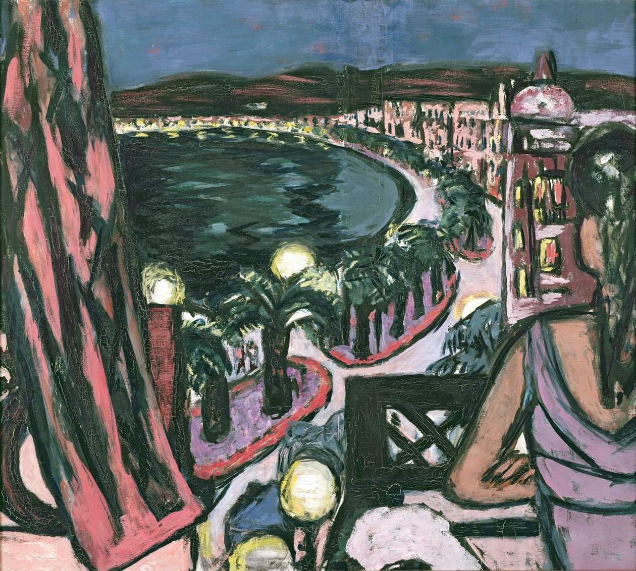 Promenade des Anglais, Nice - Max Beckmann
