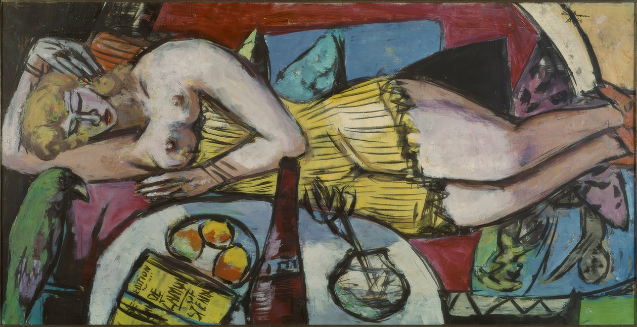 Femme au repos (Femme Monde) - Max Beckmann