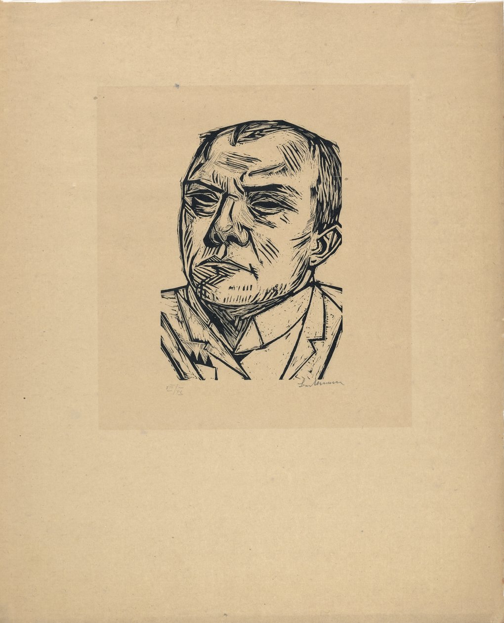 Autoportrait - Max Beckmann