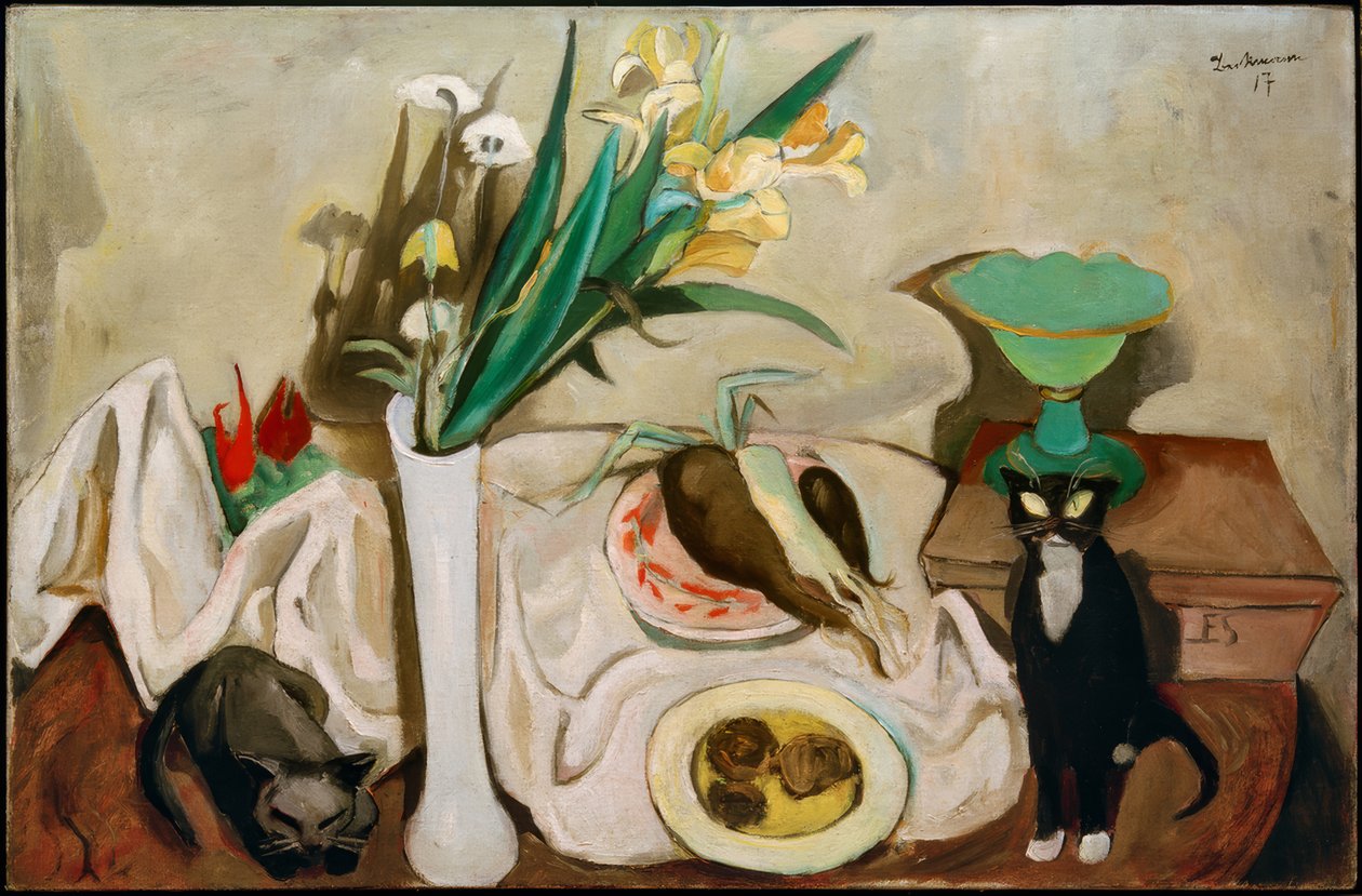 Nature morte avec chats - Max Beckmann
