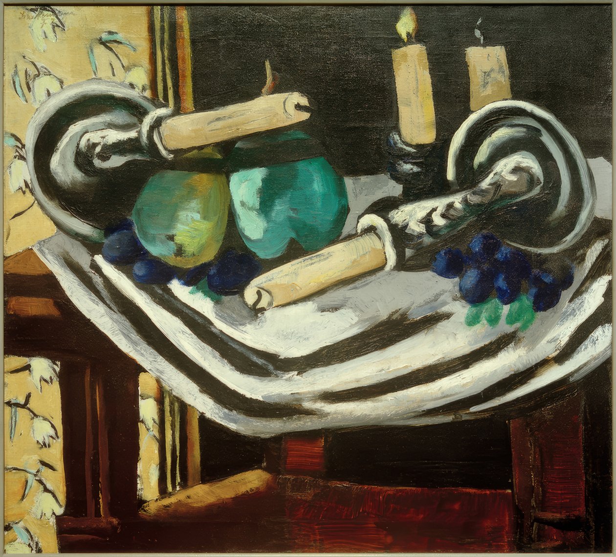 Nature morte avec bougies renversées - Max Beckmann