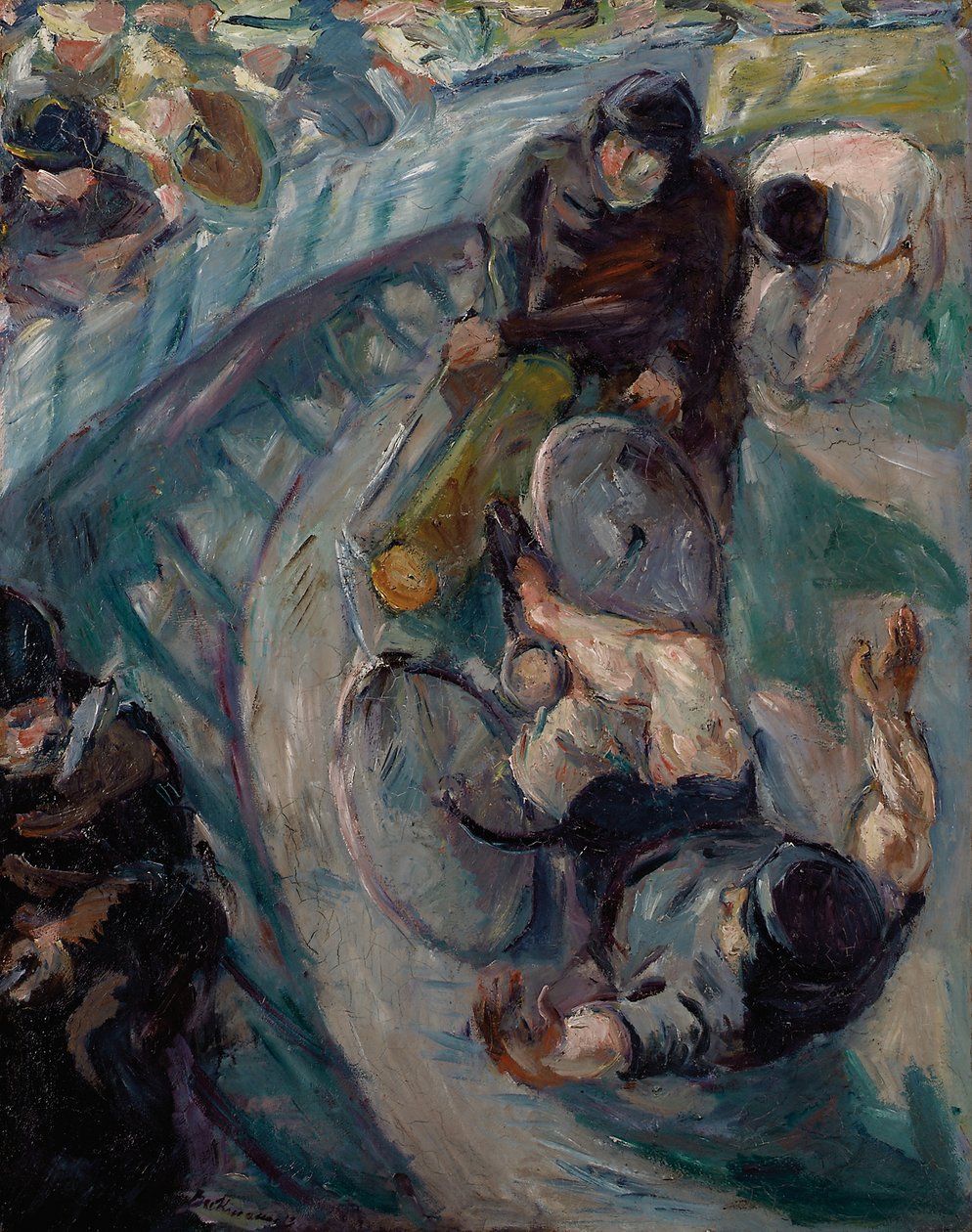 Sturzender Rennfahrer - Max Beckmann