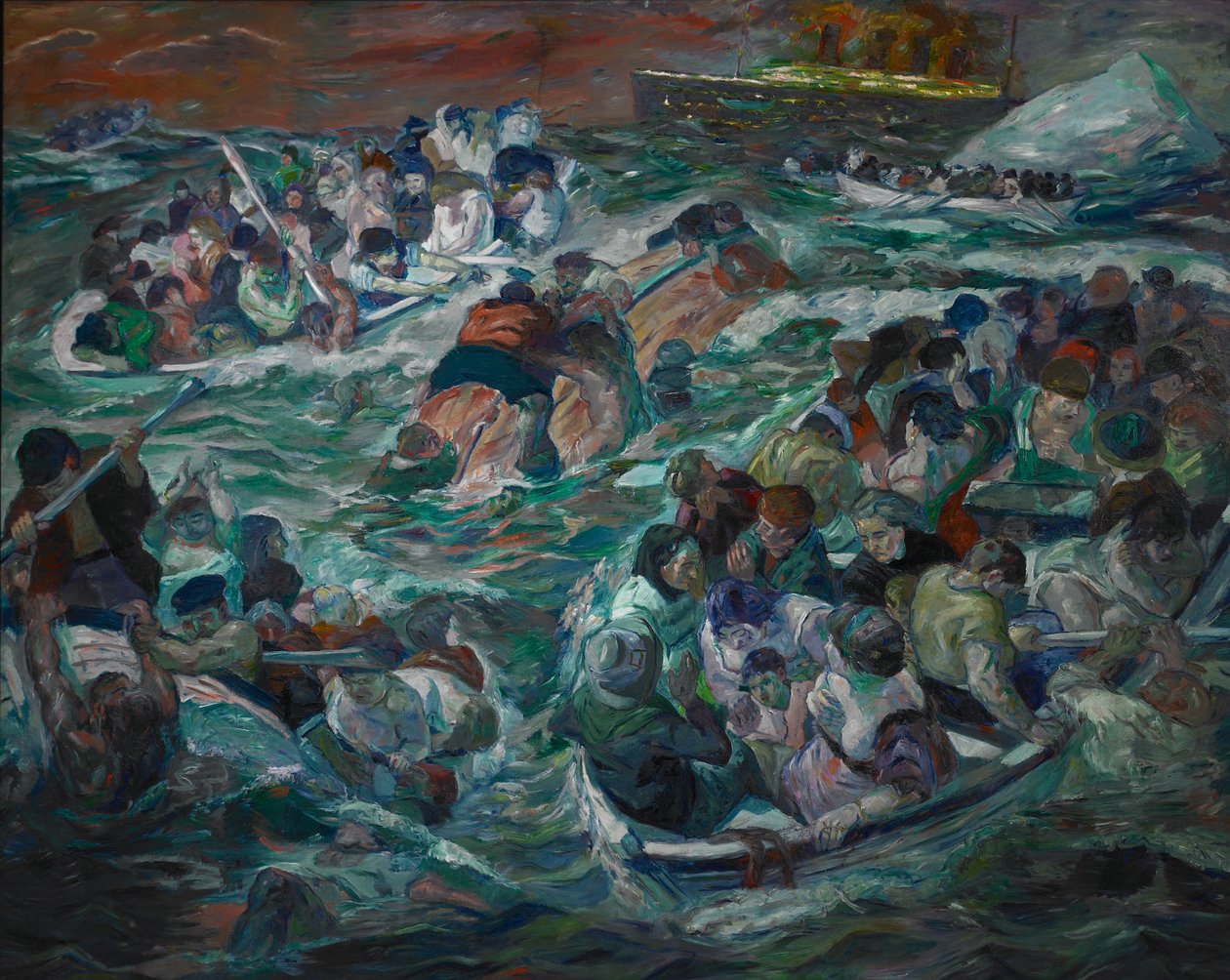 Le naufrage du Titanic - Max Beckmann