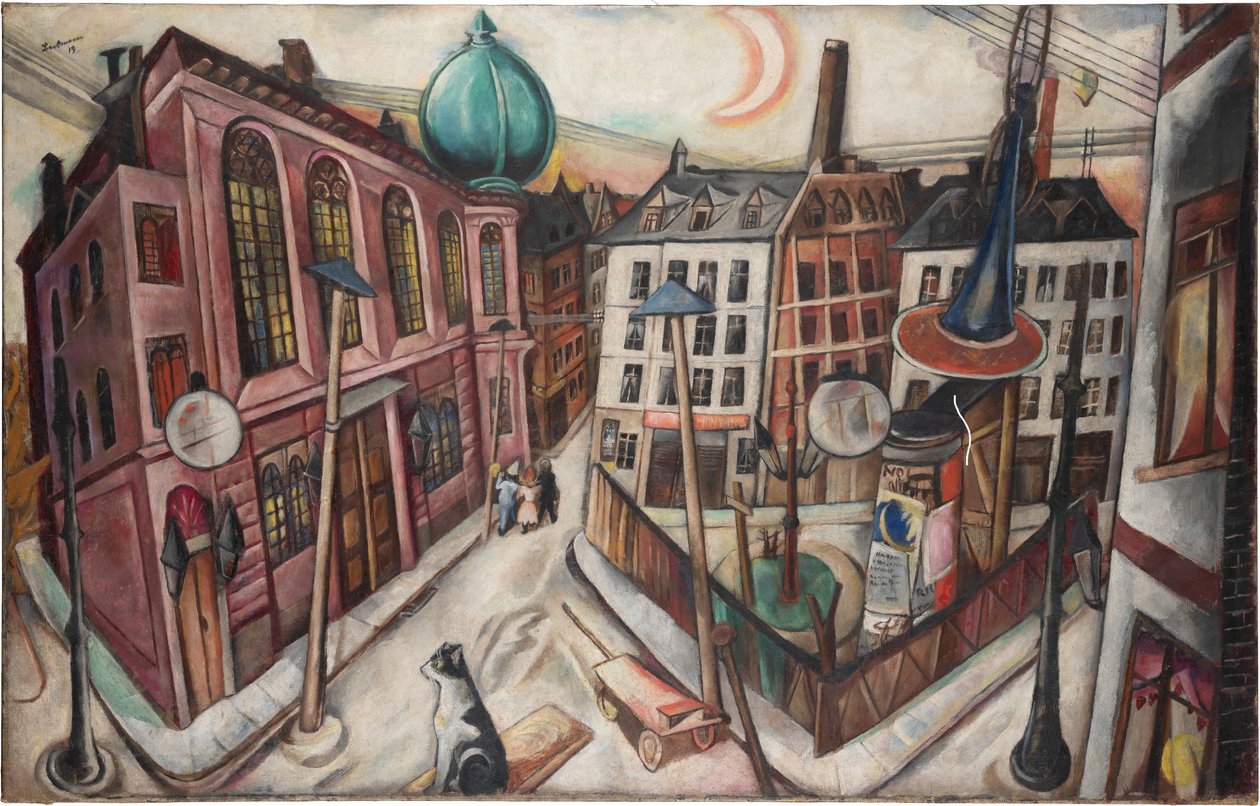 La synagogue de Francfort-sur-le-Main - Max Beckmann