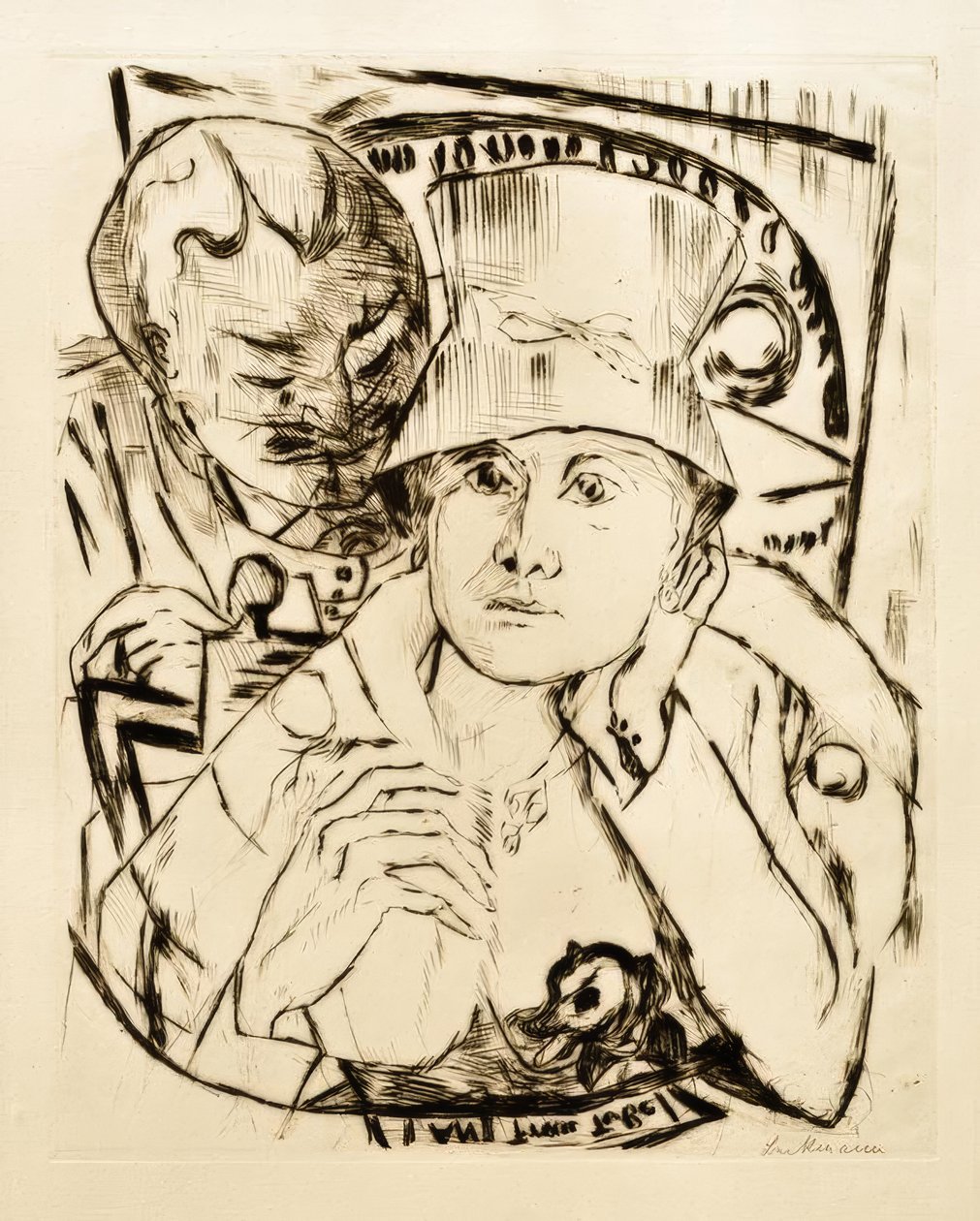 Loge de théâtre - Max Beckmann