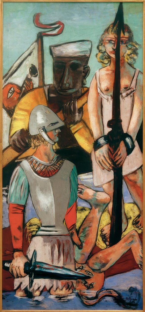 La Tentation (La Tentation de Saint Antoine) - Max Beckmann