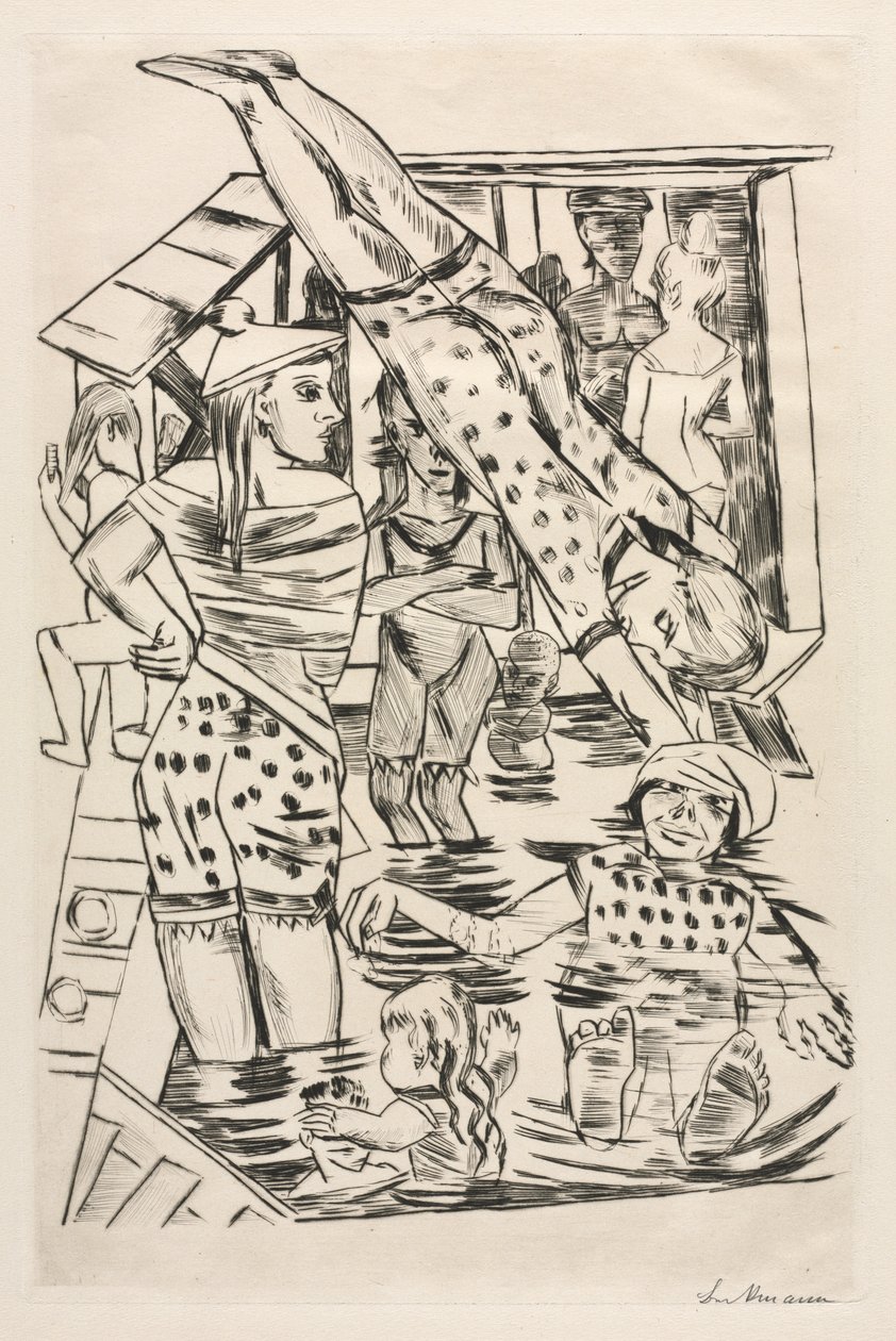 Bain de femmes - Max Beckmann