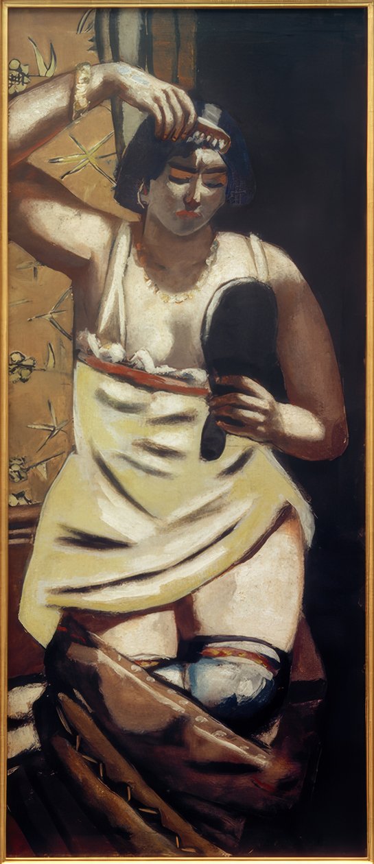 Gitane, nu avec miroir - Max Beckmann
