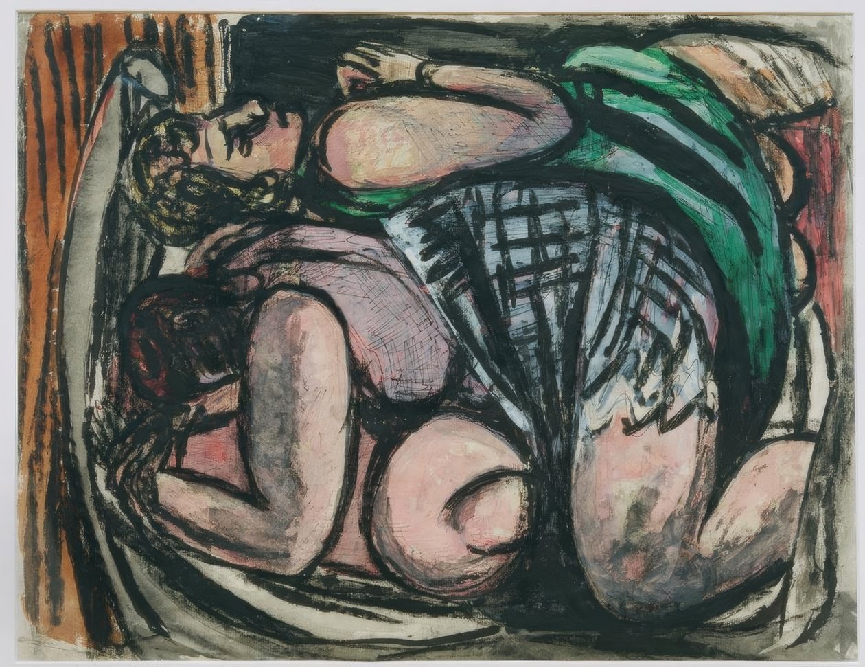 Deux femmes allongées - Max Beckmann