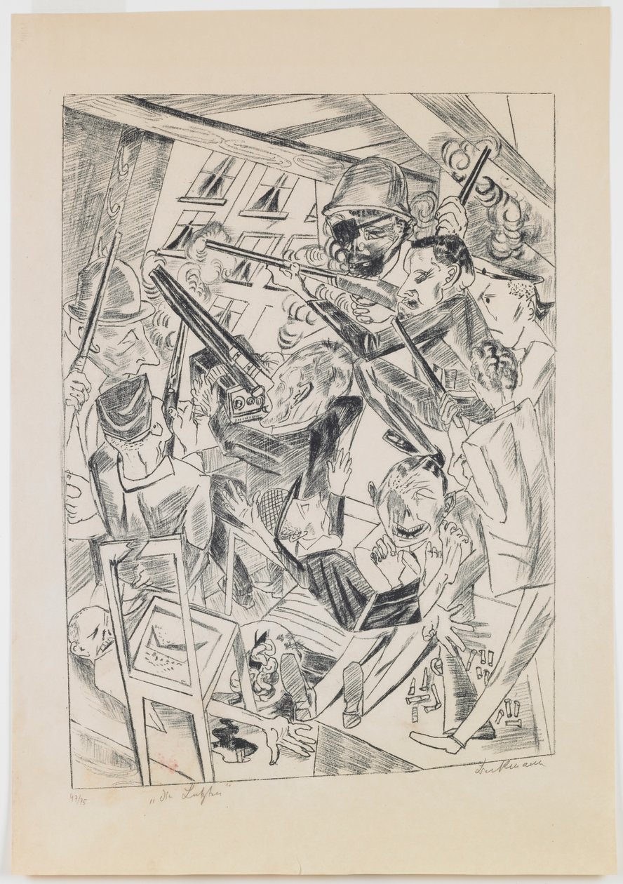 plaque 10 : Les derniers - Max Beckmann