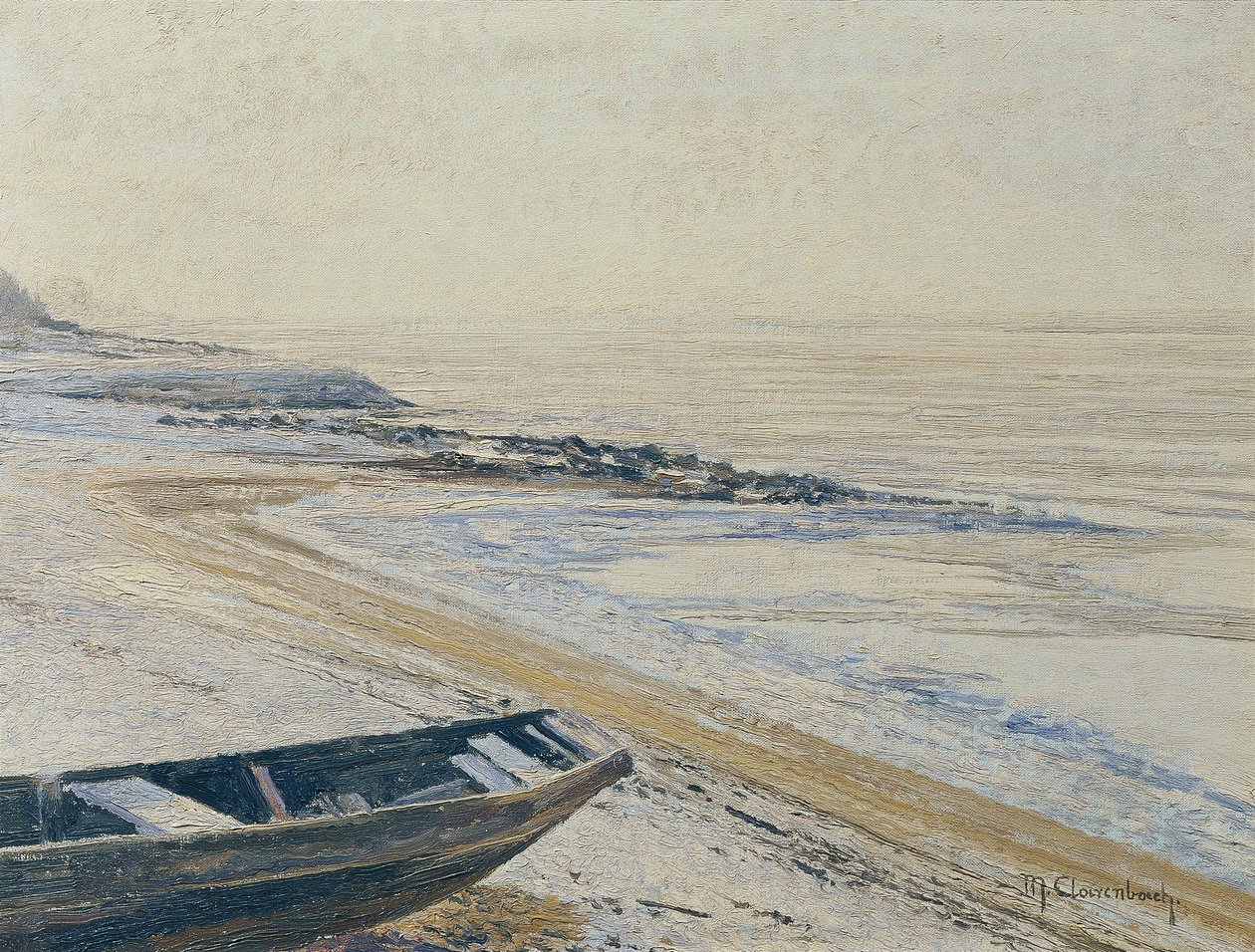 Rhin inférieur - glace flottante - Max Clarenbach